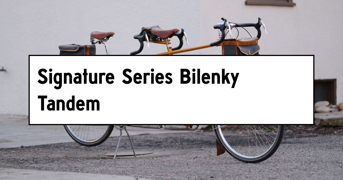 Signature Series Bilenky Tandem Rad Bazaar